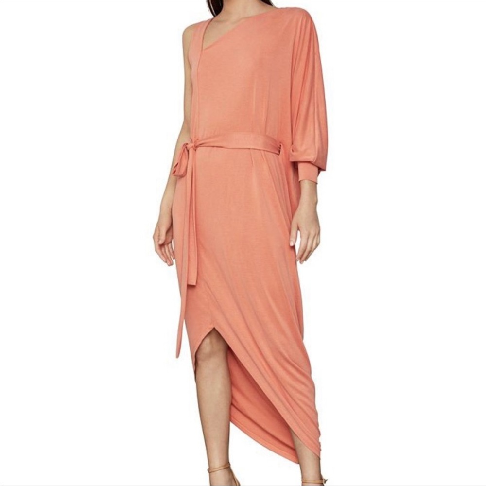 BCBG MaxAzria Coral One Shoulder Dress